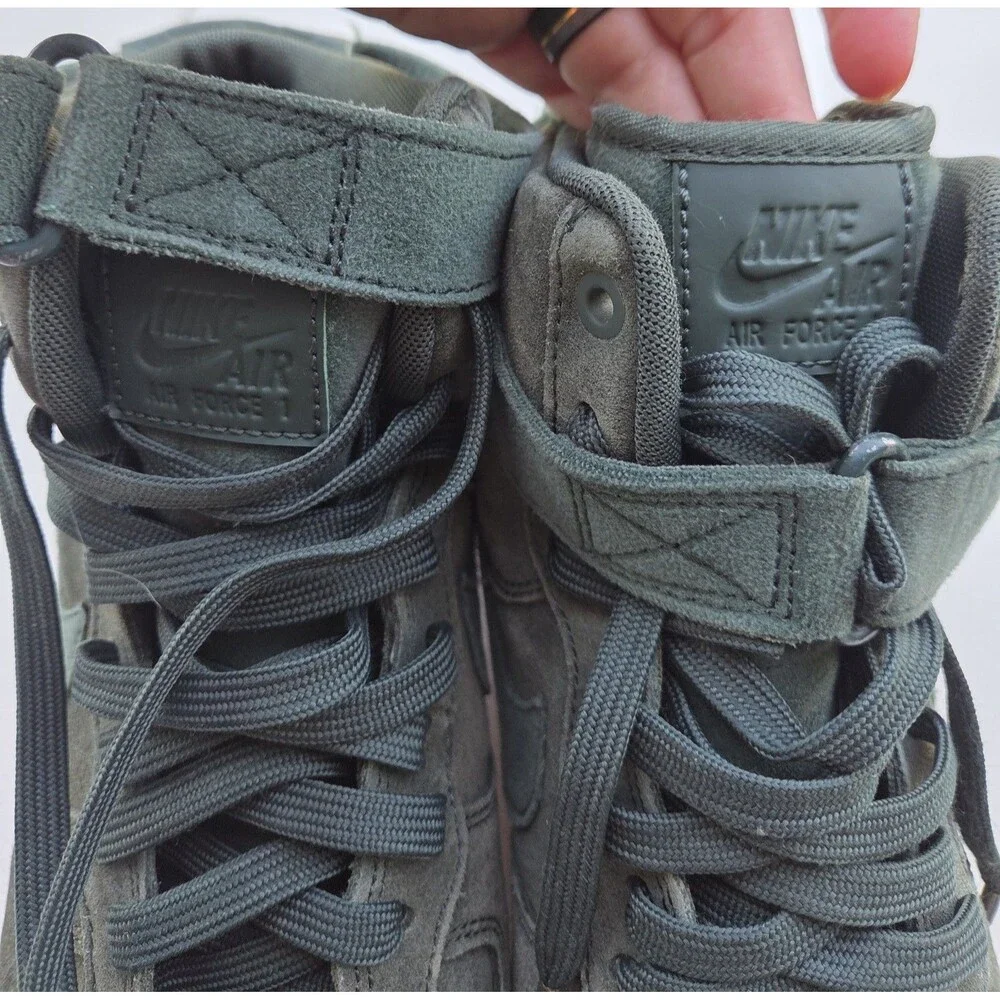 Nike AirForce 1 High '07 WB Outdoor Green Suede Gum Sole AA1118-300 Men's Size 8